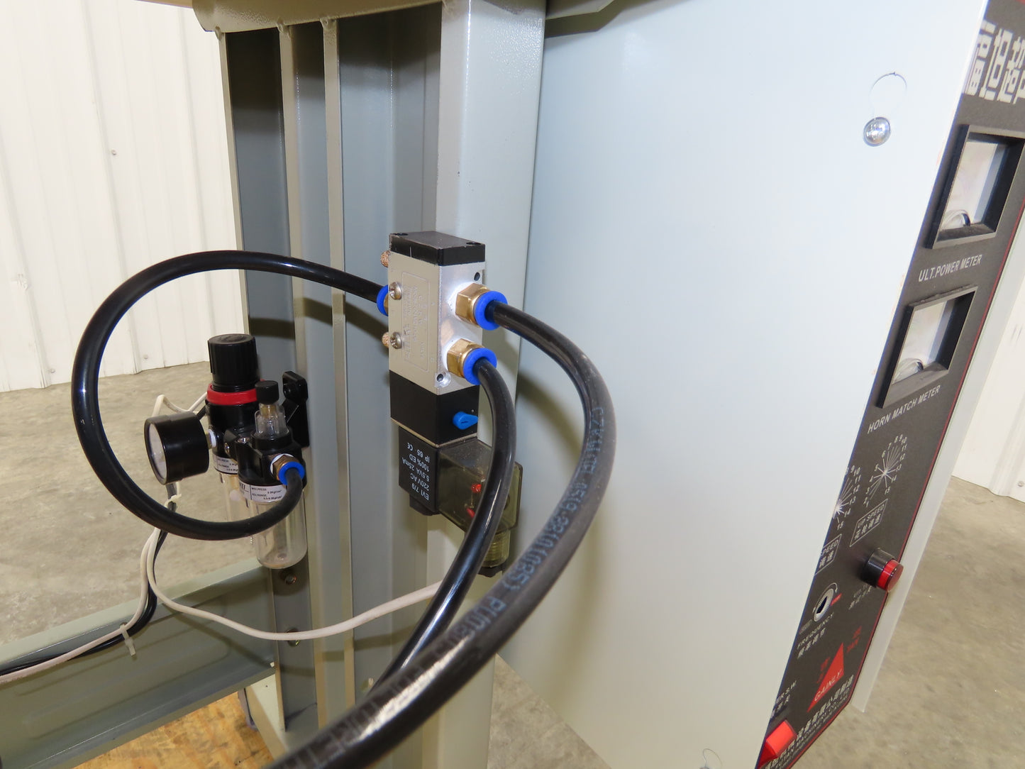 Changzhou JT-100-Q Ultrasonic Welding Sewing Head Unit Press 2x1" Foot 220V