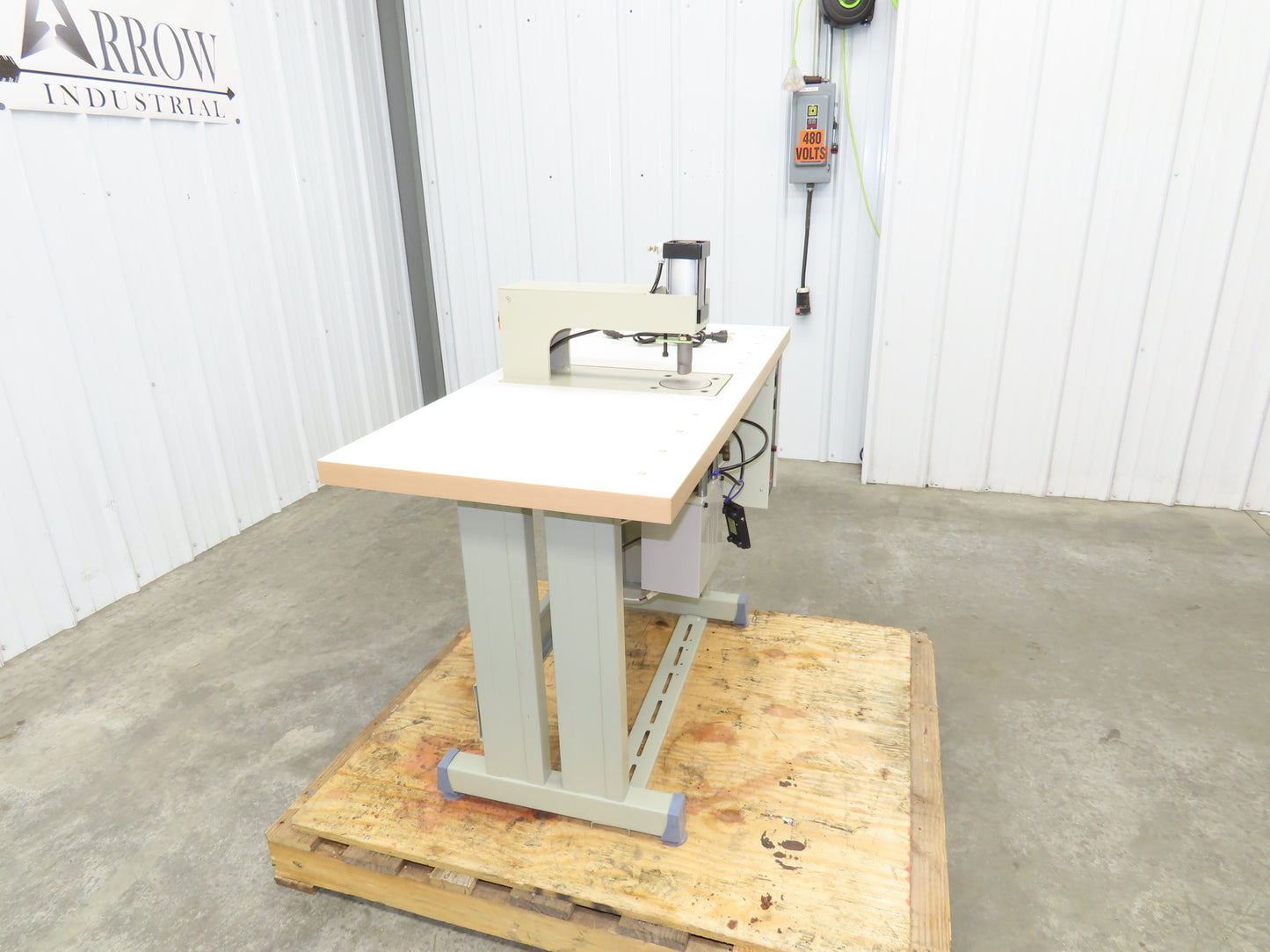 Changzhou JT-100-Q Ultrasonic Welding Sewing Head Unit Press 2x1" Foot 220V