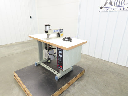 Changzhou JT-100-Q Ultrasonic Welding Sewing Head Unit Press 2x1" Foot 220V