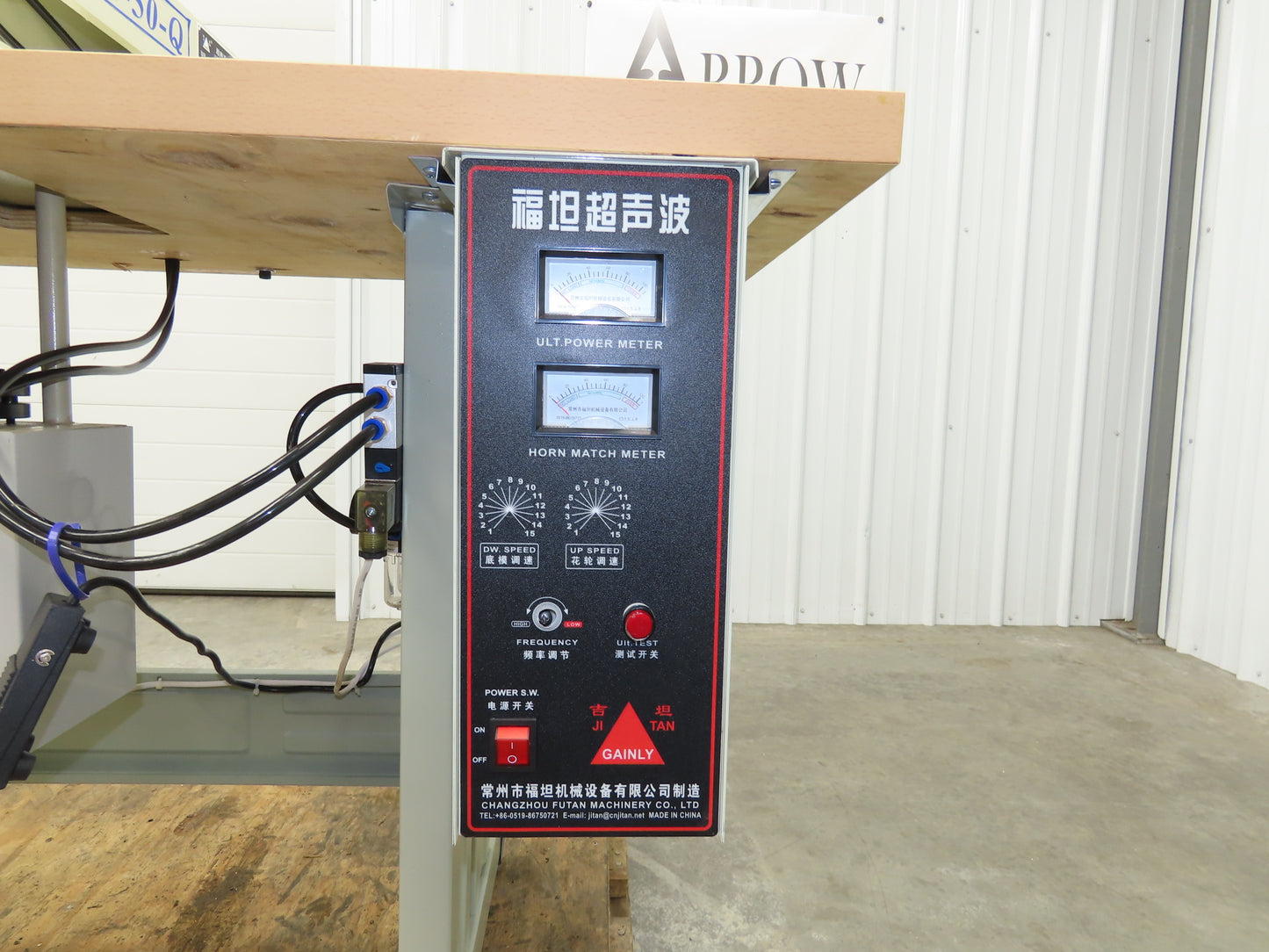 Changzhou JT-50-Q Ultrasonic Welding Sewing Head Unit Press 18x20mm Foot 220V