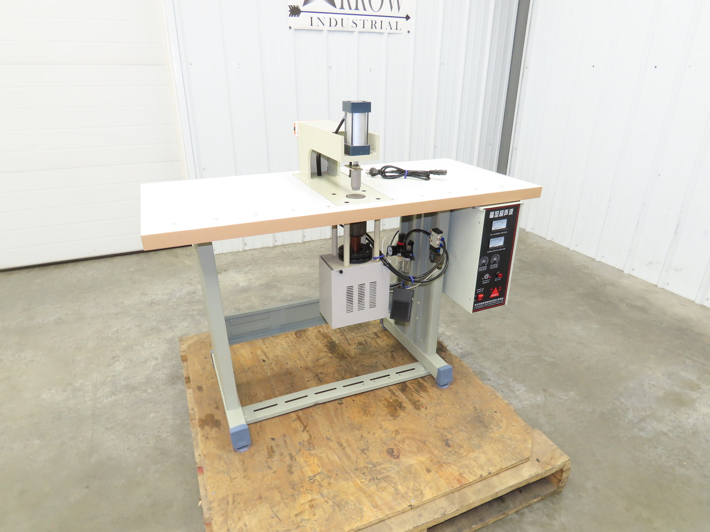 Changzhou JT-50-Q Ultrasonic Welding Sewing Head Unit Press 18x20mm Foot 220V