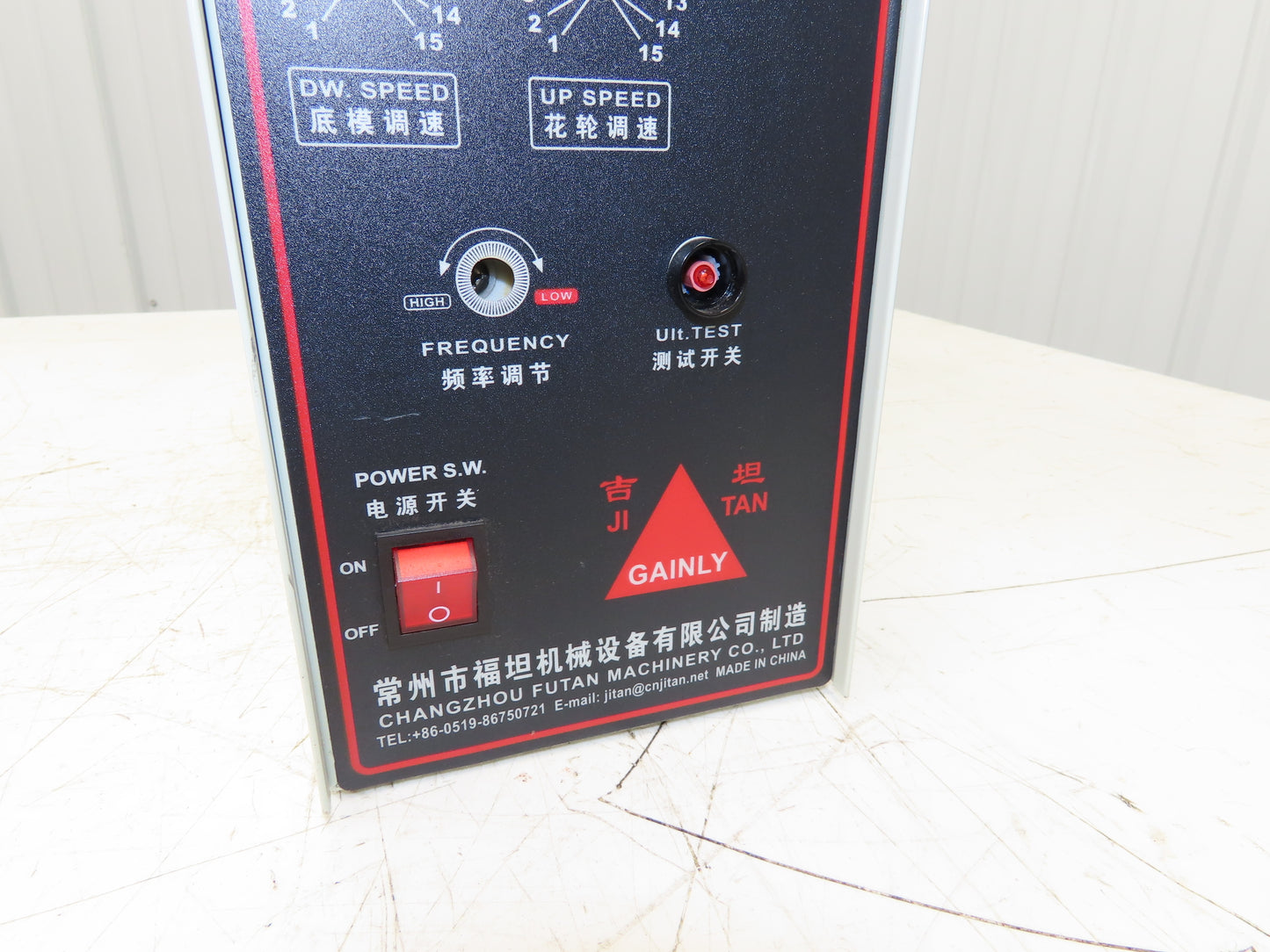Changzhou JT-50-Q Ultrasonic Welding Power Unit 220V Parts or Repair