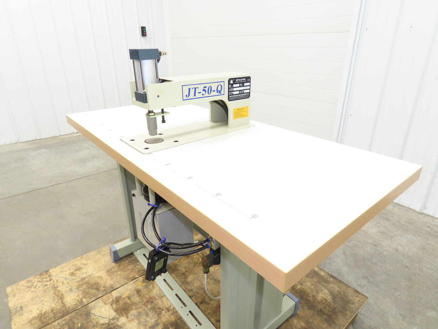 Changzhou JT-50-Q Ultrasonic Welding Sewing Head Unit Press 18x20mm Foot 220V