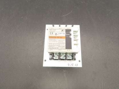 Fuji Electric SS502E-3Z-D3 Solid State Contactor Relay 240vac 50/60Hz .5A