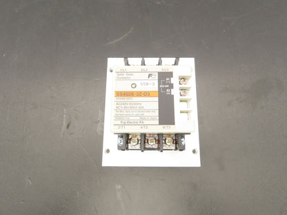 Fuji Electric SS402E-3Z-D3 Solid State Contactor Relay 240vac 50/60Hz .4A
