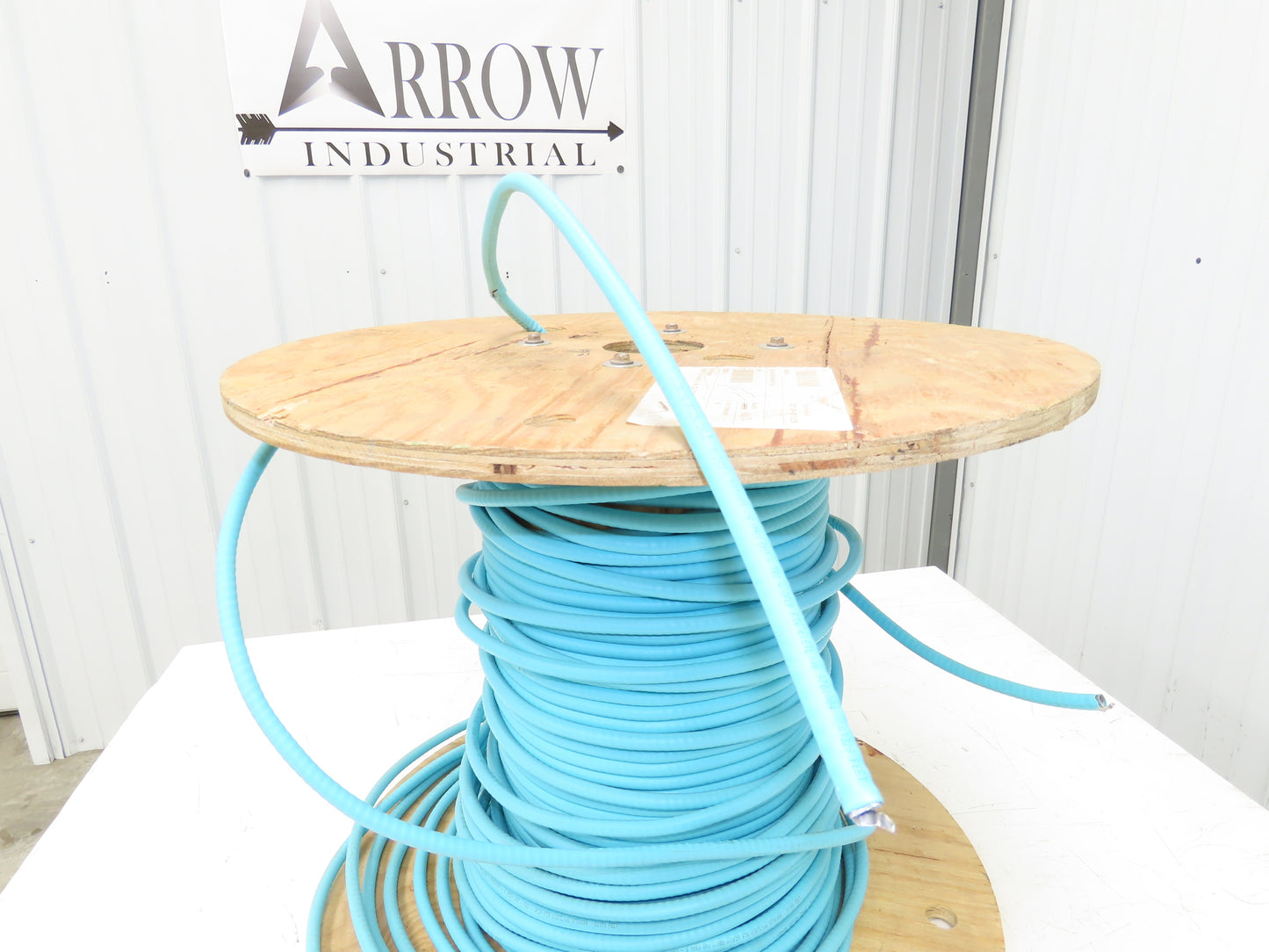 Corning 6-Fiber Optic MIC Tight-Buffered Interlocking Armored Plenum Cable 210'