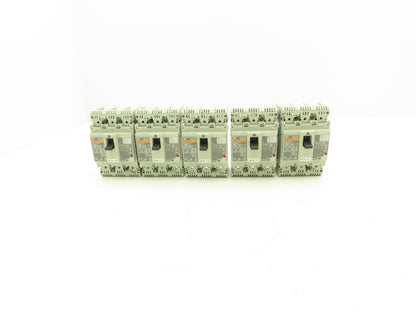 Fuji Electric BW50RAGU-3P005 3-Pole Auto Circuit Breaker 5A 500V 3Ph Lot of 5