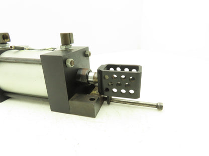 Vickers Q6E-4.00X4.00-N-1.00-2-L-N-H-1-1 Pneumatic Air Cylinder 4"Bore 4"Stroke