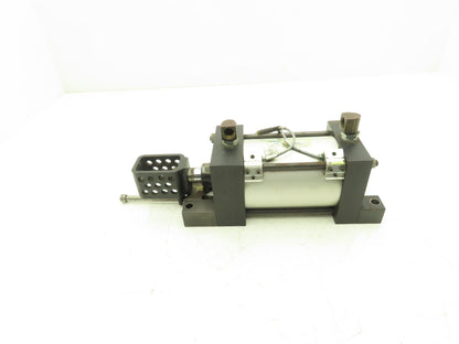 Vickers Q6E-4.00X4.00-N-1.00-2-L-N-H-1-1 Pneumatic Air Cylinder 4"Bore 4"Stroke