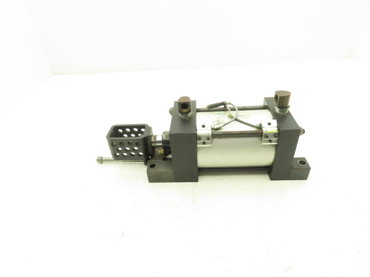 Vickers Q6E-4.00X4.00-N-1.00-2-L-N-H-1-1 Pneumatic Air Cylinder 4"Bore 4"Stroke