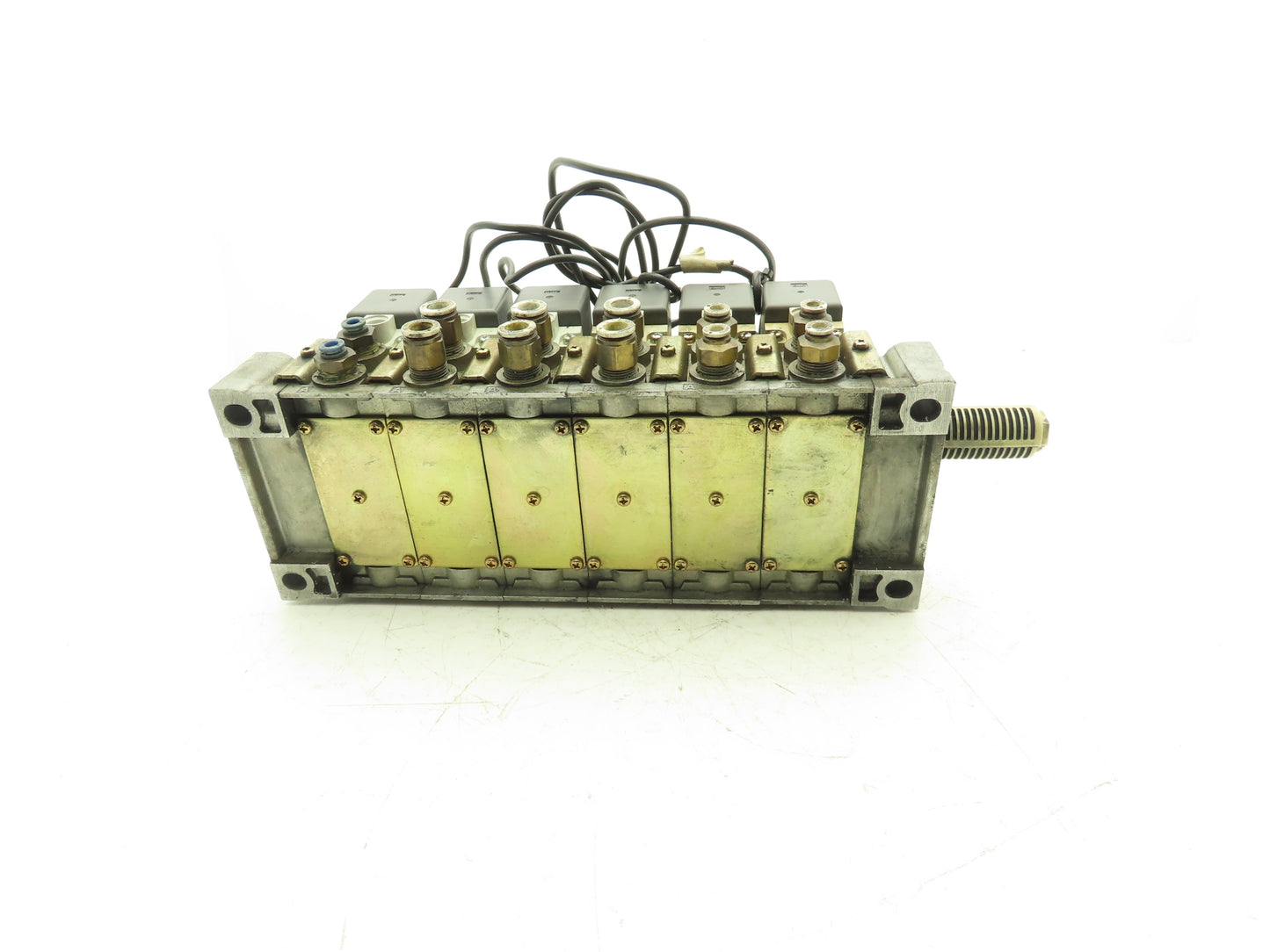 SMC VQ7-6-FG-D-3Z Double Solenoid Valve 6-Station Manifold Assembly 24VDC