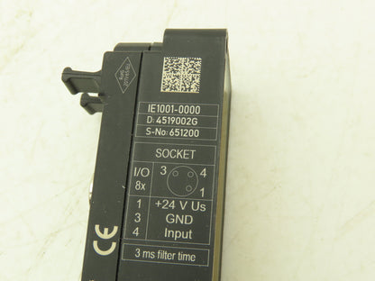Beckhoff IE1001-0000 Extension Box 8-Channel Digital Input 24VDC M8