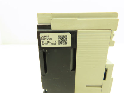 Mitsubishi NV125-SVU Earth Leakage Circuit Breaker 75A 440V 3Ph Ground Fault