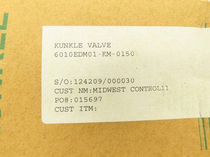 Kunkle 6010EDM01-KM Pressure Relief Valve 3/4"NPT 150PSIG 625 SCFM Bronze