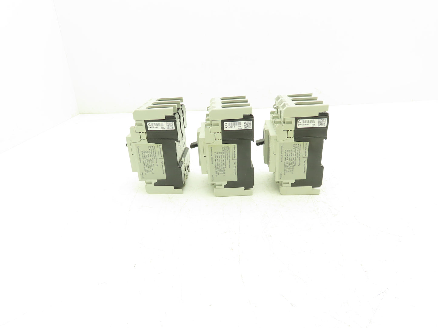 Fuji BW50RAGU-3P020 3-Pole Auto Circuit Breaker 20A 500V 3Ph Molded Case