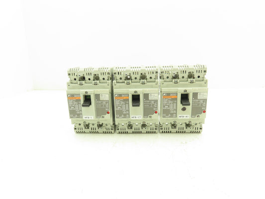 Fuji BW50RAGU-3P020 3-Pole Auto Circuit Breaker 20A 500V 3Ph Molded Case