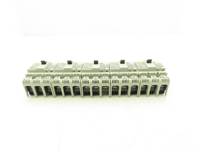 Fuji BW50RAGU3P015 3-Pole Auto Circuit Breaker 15A 500V 3Ph Molded Case Lot of 5