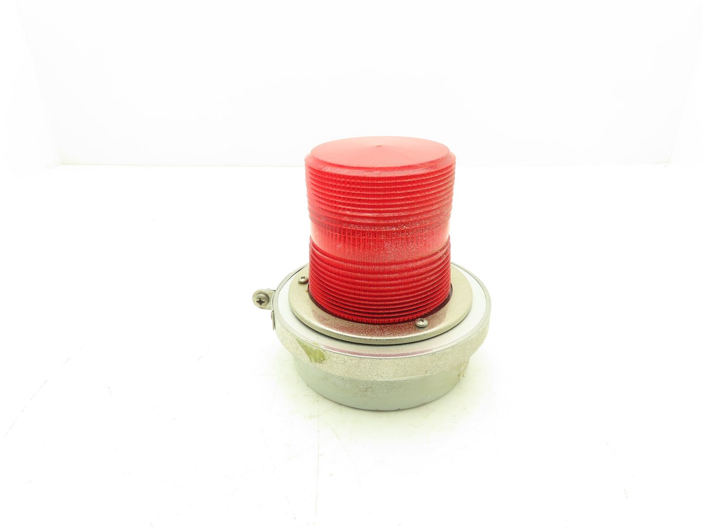 Edwards 50R-N5-40WH Adaptabeacon Red Signaling Warning Light Base 6" 120VAC