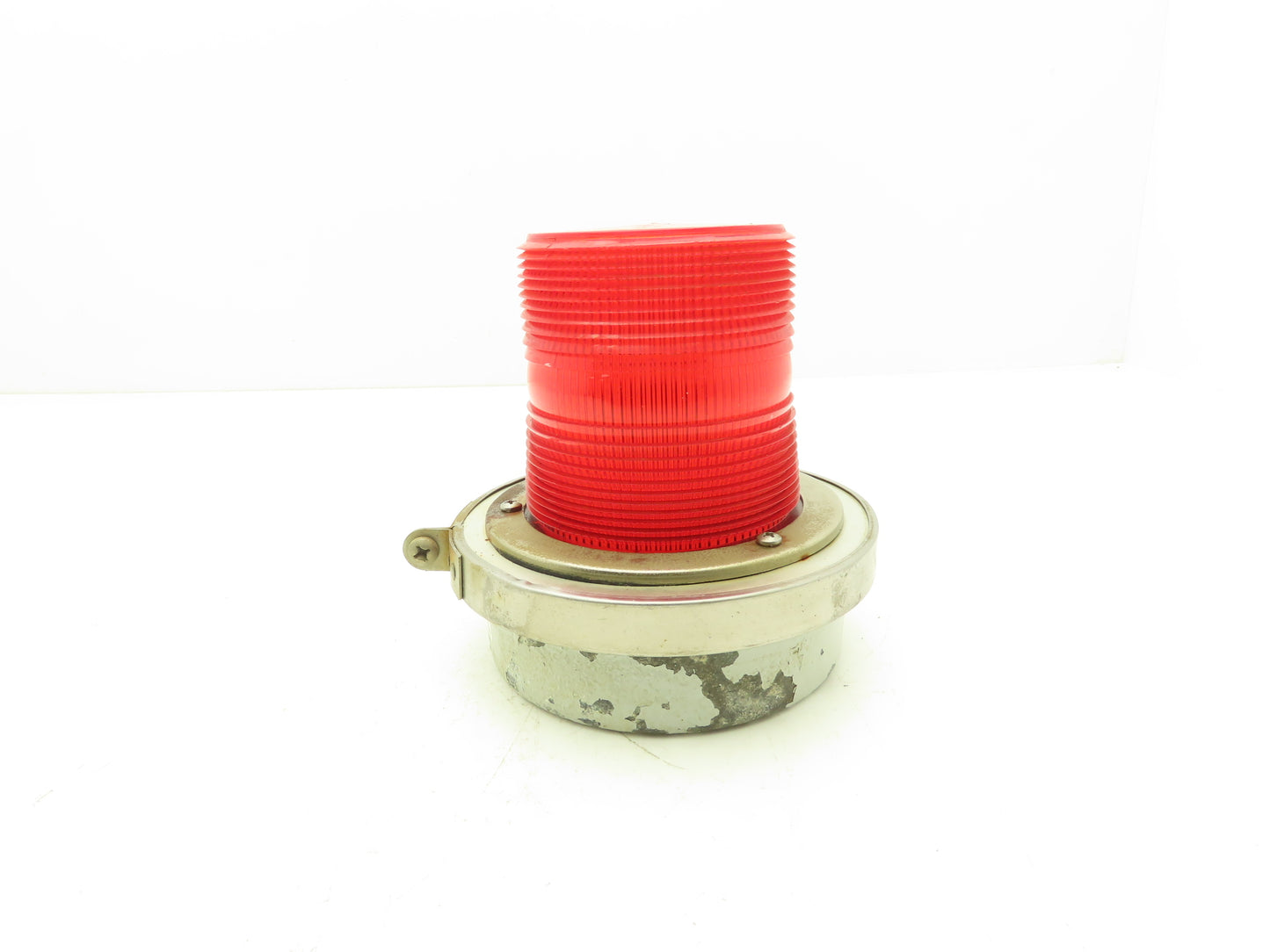 Edwards 50SINR-N5-40WH Adaptabeacon Red Signaling Warning Light Base 6" 120VAC