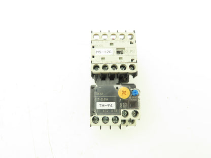 Fuji SK12L Motor Starter Contactor 5.5kW 600V TK12W & Thermal Overload 1.7-2.6A