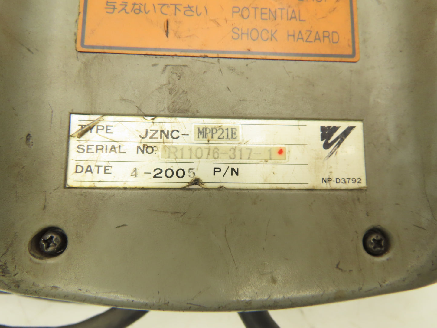 Yaskawa JZNC-MPP21E Motoman Yasnac MRC Robot Teach Pendant