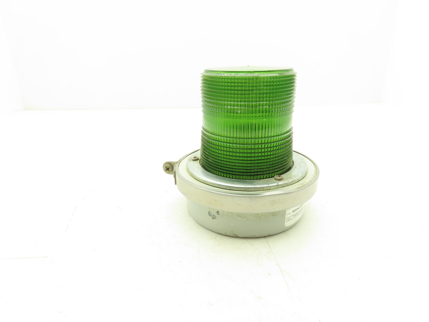 Edwards 50SING-N5-40WH Adaptabeacon Green Steady-On Light Base 6" 120VAC