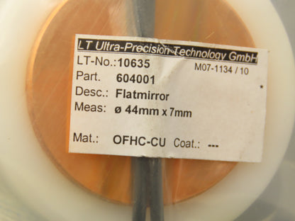 LT Ultra Precision FL-10635 Laser Flat Mirror 44mm x 7mm 604001