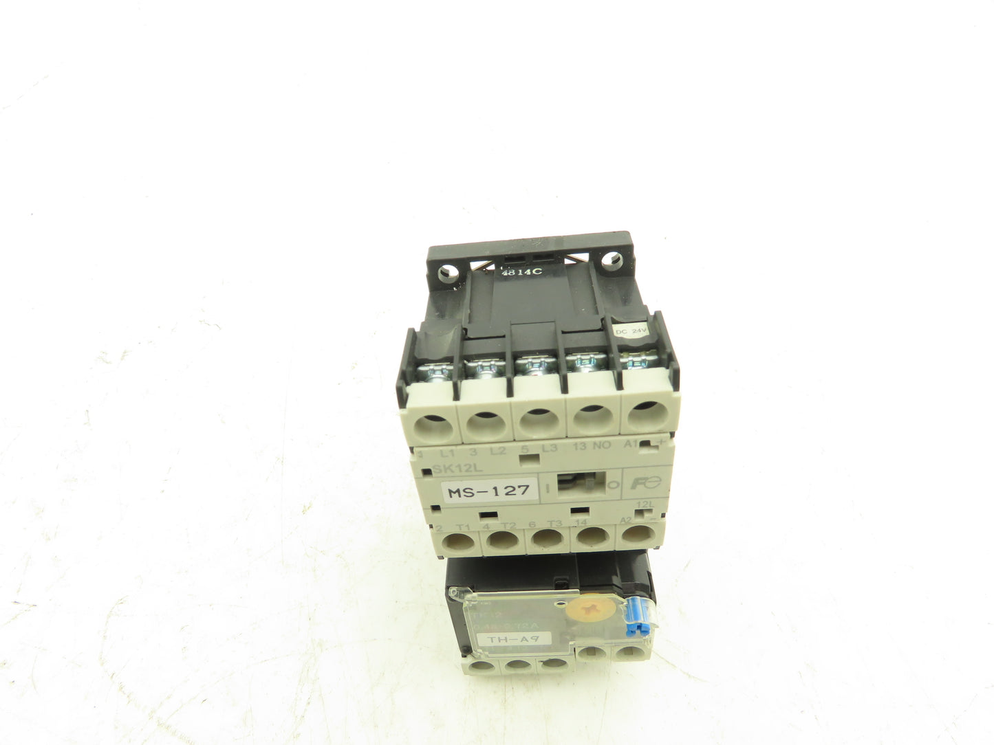 Fuji SK12L Motor Starter Contactor 5.5kW 600V TK12W & Thermal Overload .48-0.72A
