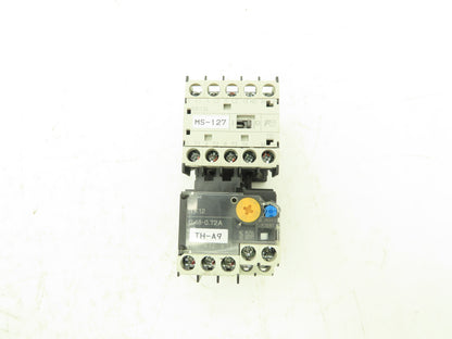 Fuji SK12L Motor Starter Contactor 5.5kW 600V TK12W & Thermal Overload .48-0.72A