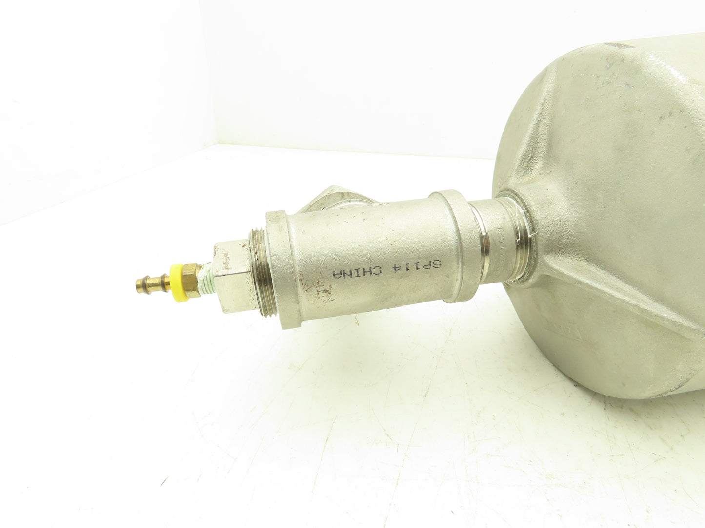 Gast AV461 Intake Vacuum Air Bag Filter Aluminum Housing Pot Style 1-1/4"NPT