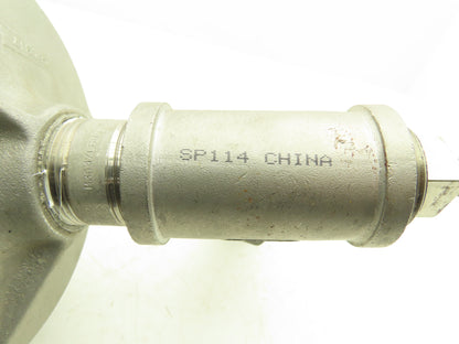 Gast AV461 Intake Vacuum Air Bag Filter Aluminum Housing Pot Style 1-1/4"NPT