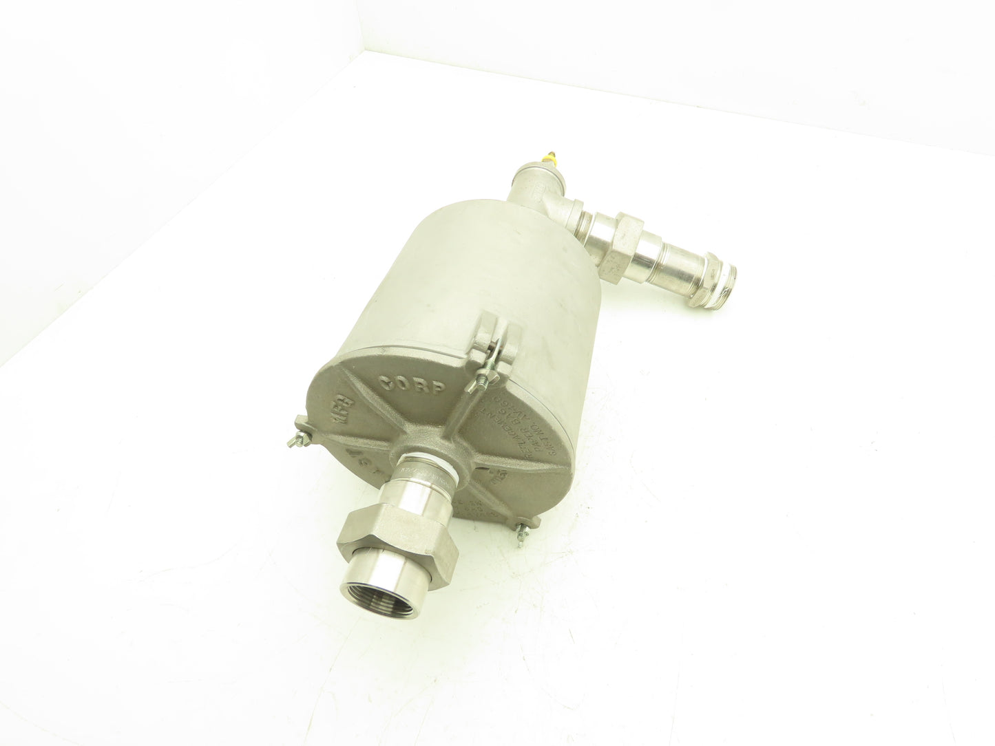 Gast AV461 Intake Vacuum Air Bag Filter Aluminum Housing Pot Style 1-1/4"NPT