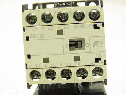 Fuji SK12L Motor Starter Contactor 5.5kW 600V TK12W & Thermal Overload .95-1.45A