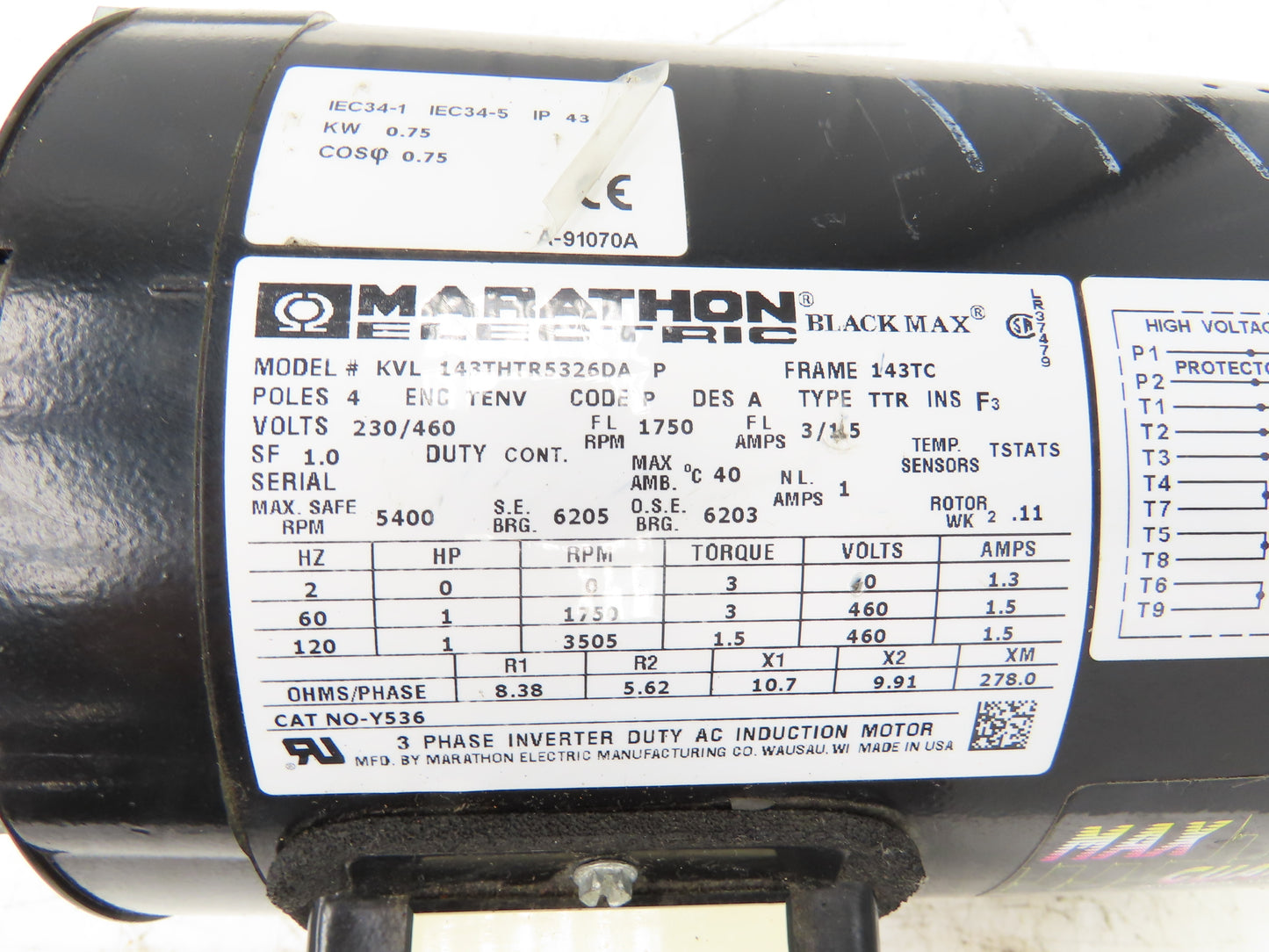 Mouvex MC-125I-ST-CVT-CLIS025 Micro-C Sanitary Eccentric Disc Pump DN20 1Hp 3PH