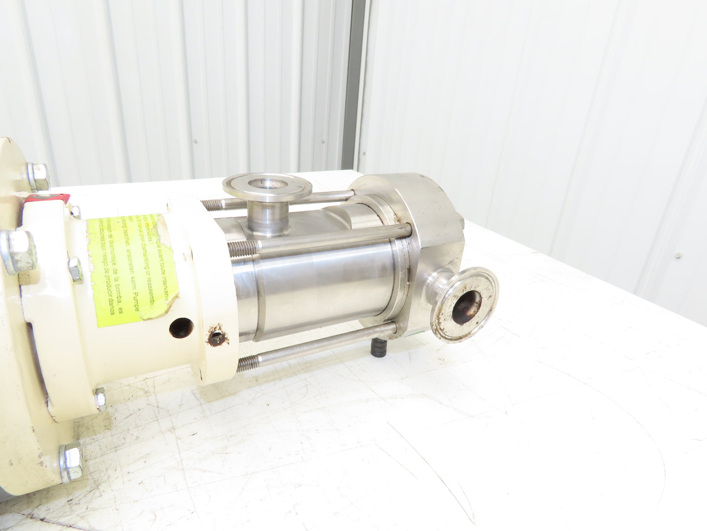 Mouvex MC-125I-ST-CVT-CLIS025 Micro-C Sanitary Eccentric Disc Pump DN20 1Hp 3PH