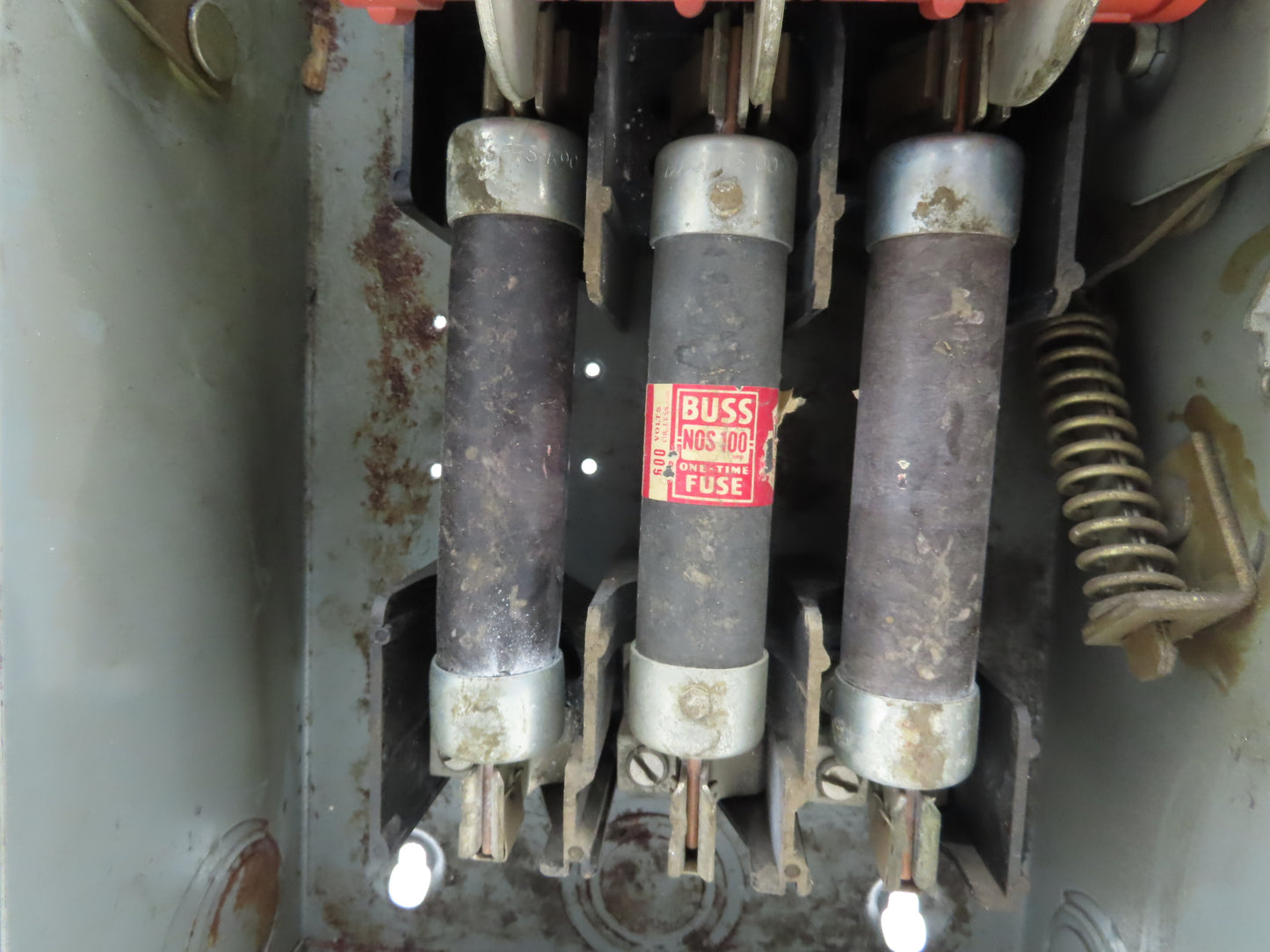 Square D H363 Fusible Safety Disconnect Switch 100A 480/600 VAC Ser D2