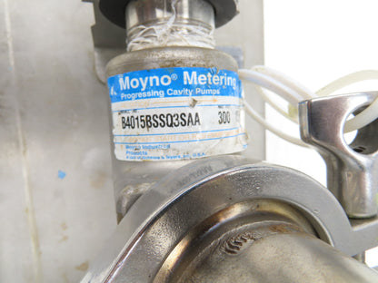 Moyno B4015BSSQ3SAA Sanitary Metering Pump Progressive Cavity .5Hp 3PH 300psi