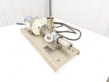 Moyno B4015BSSQ3SAA Sanitary Metering Pump Progressive Cavity .5Hp 3PH 300psi