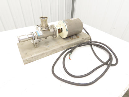 Moyno B4015BSSQ3SAA Sanitary Metering Pump Progressive Cavity .5Hp 3PH 300psi