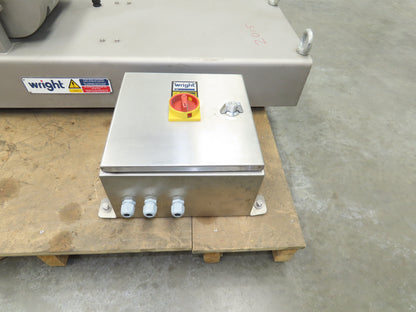 PPM WF450 Wright Linear Vibratory Conveyor Feeder 17.5" W 32.5" Long Stainless