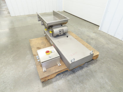 PPM WF450 Wright Linear Vibratory Conveyor Feeder 17.5" W 32.5" Long Stainless