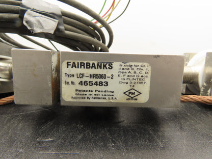 Fairbanks LCF-HR5060-02 Steel Load Cell Weigh Scale Sensor