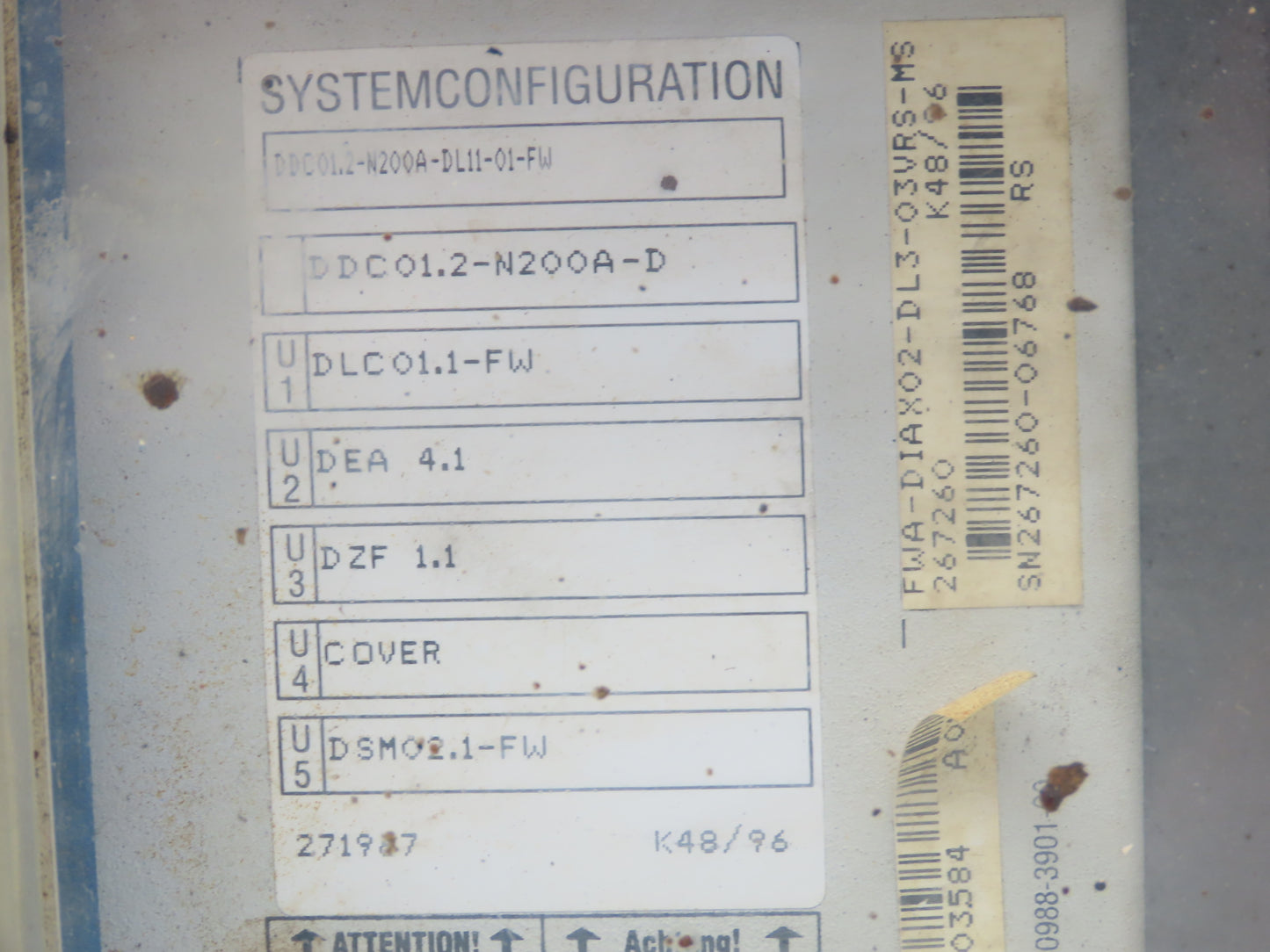 Indramat FWA-DIAX02-DL3-03VRS-MS Power Supply AC Servo Compact Controller 267260