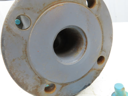 NA 2" 2" Flanged 4-Way Cross Ductile Iron 7-1/2" Flange 6" Bolt Center 3/4" Hole