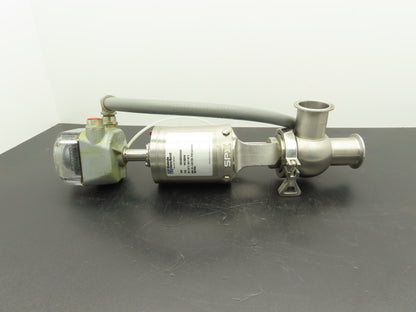 SPX Waukesha W6100046 Sanitary Shut-Off Valve 2" Tri-Clamp w/StoneL Prism Sensor