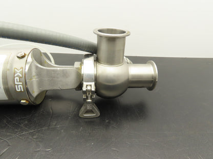 SPX Waukesha W6100046 Sanitary Shut-Off Valve 2" Tri-Clamp w/StoneL Prism Sensor