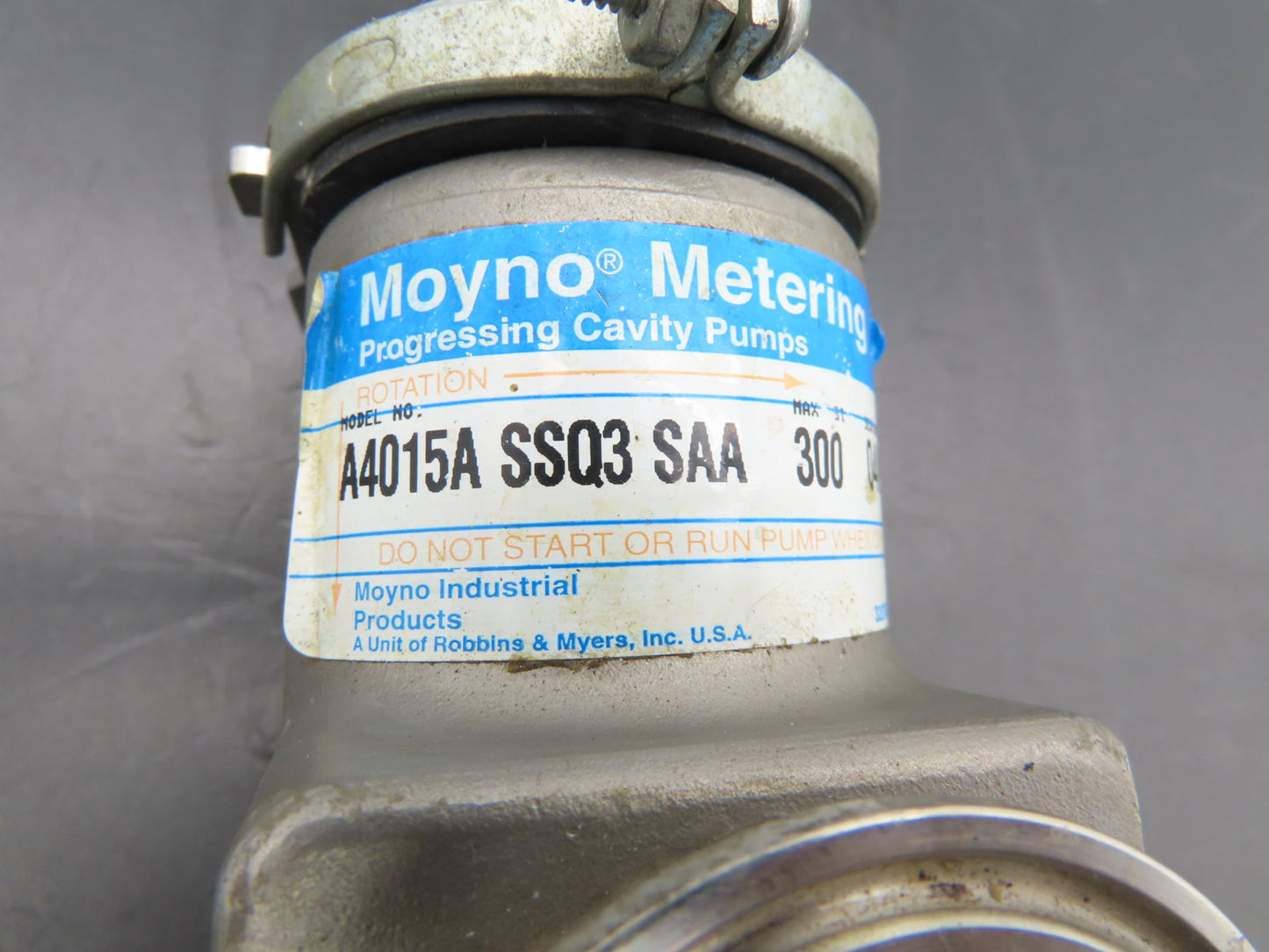 Moyno A4015ASSQ3SAA Sanitary Metering Pump Progressive Cavity 300psi  *READ*