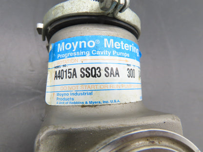 Moyno A4015ASSQ3SAA Sanitary Metering Pump Progressive Cavity 300psi  *READ*