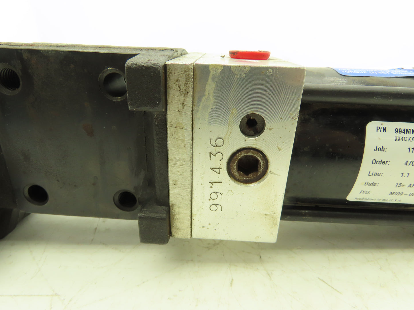 Destaco 994MKAD-013-90A-118-11 Pneumatic Power Clamp 1"x 1-1/2" Arms 3-1/2" Long