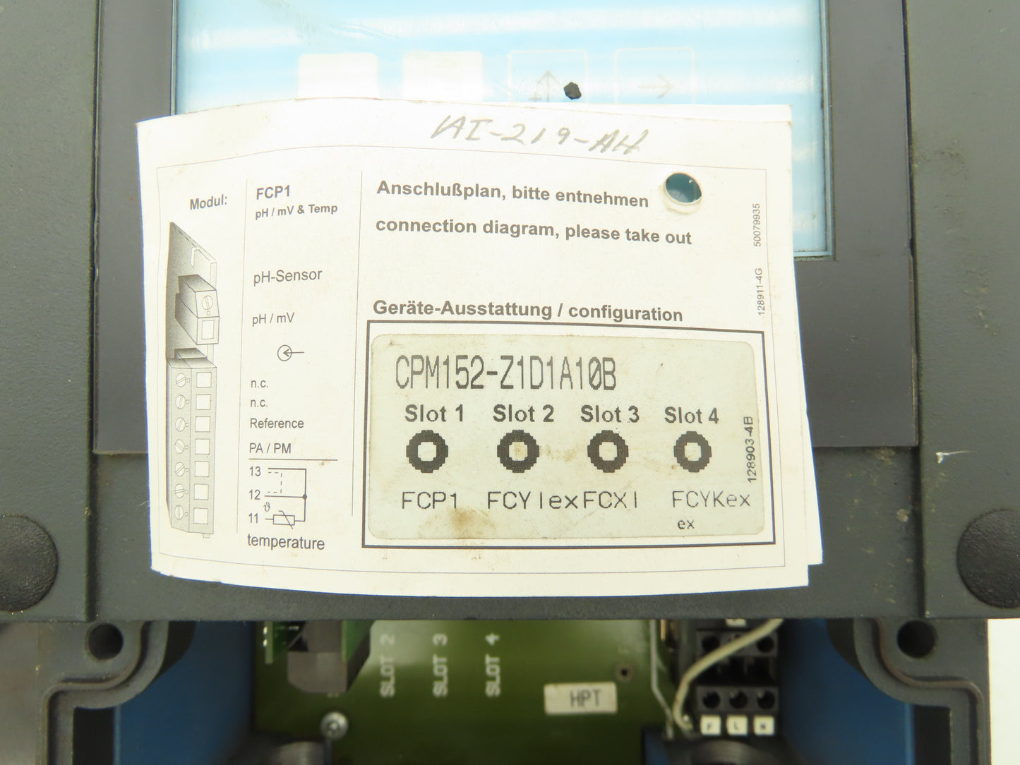 Endress+Hauser CPM152 Digital PH Redox & Temperature Transmitter 115V